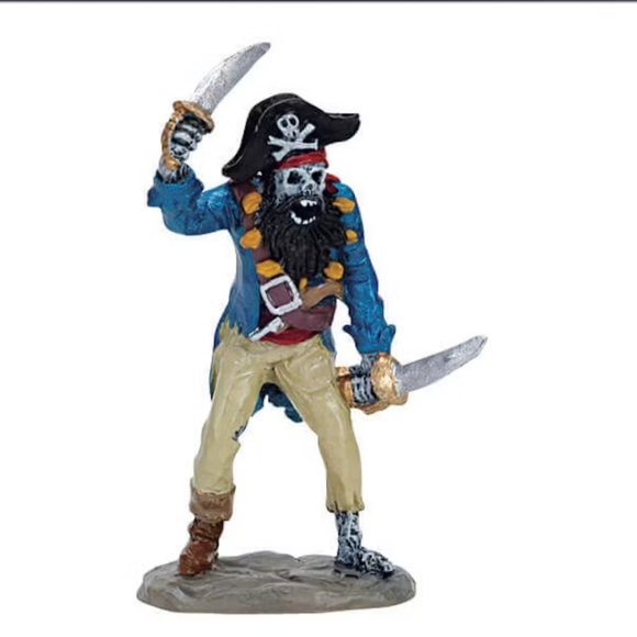 Lemax Other - New Retired 2007 LEMAX Halloween Spooky Town "Blackbeard's Ghost"
